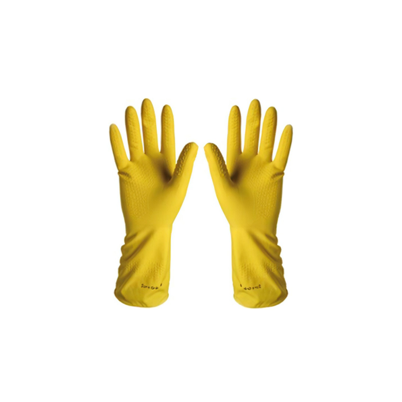 GUANTE LATEX DOMESTICO C18/T-7 AMARILLO