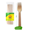 TENEDOR MADERA 16 CM EL SOL PAQUETE X 20 7885