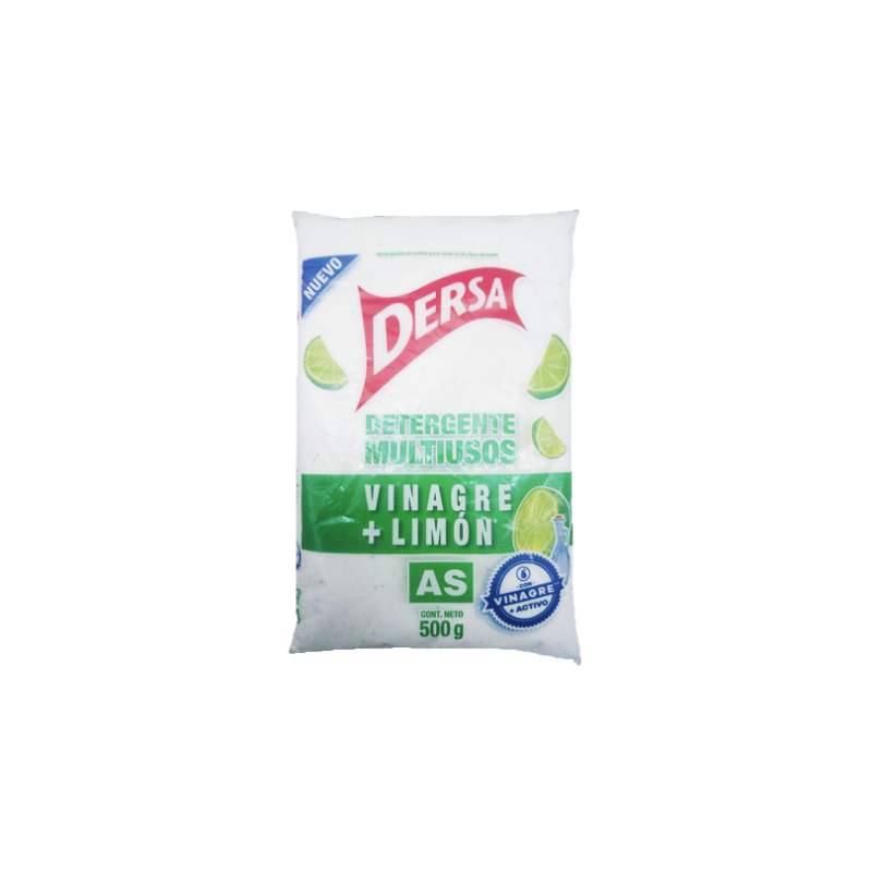 DETERGENTE DERSA 500 GR MULTIUSOS VINAGRE + LIMON
