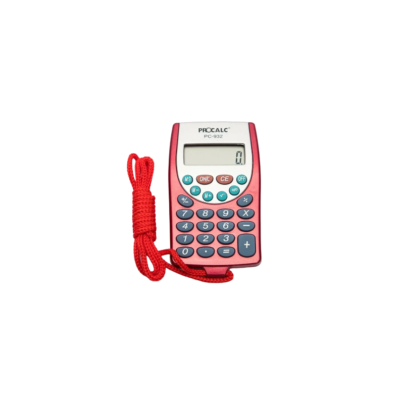 CALCULADORA D/BOLSILLO 8 DIGITOS PC932 PROCALC 637503