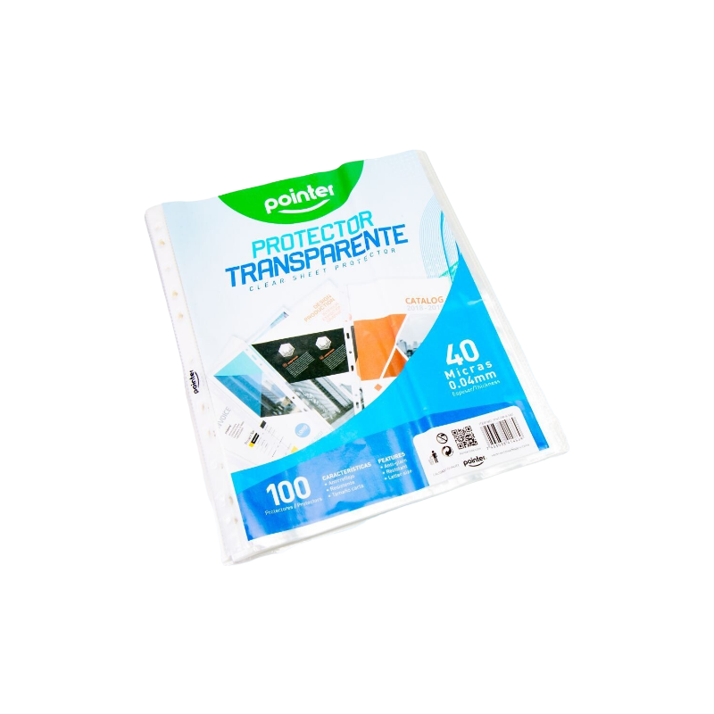 PROTECTOR POLIPR.POINTER CARTA (100) PNTFP3100 PAQ X 100