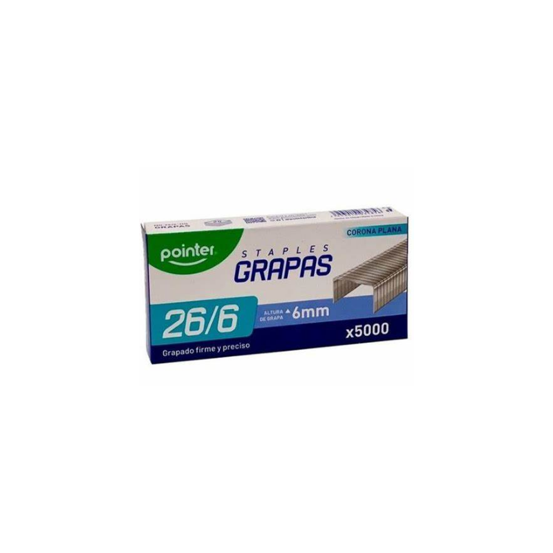 GRAPA GALVANIZADA 26/6 POINTER NO26/6HQ
