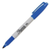 MARCADOR PERM.SHARPIE PTA FINA AZUL