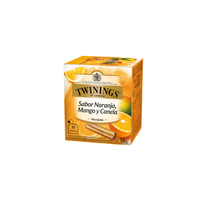 INFUSION NARANJA MANGO CANELA TWININGS x18g