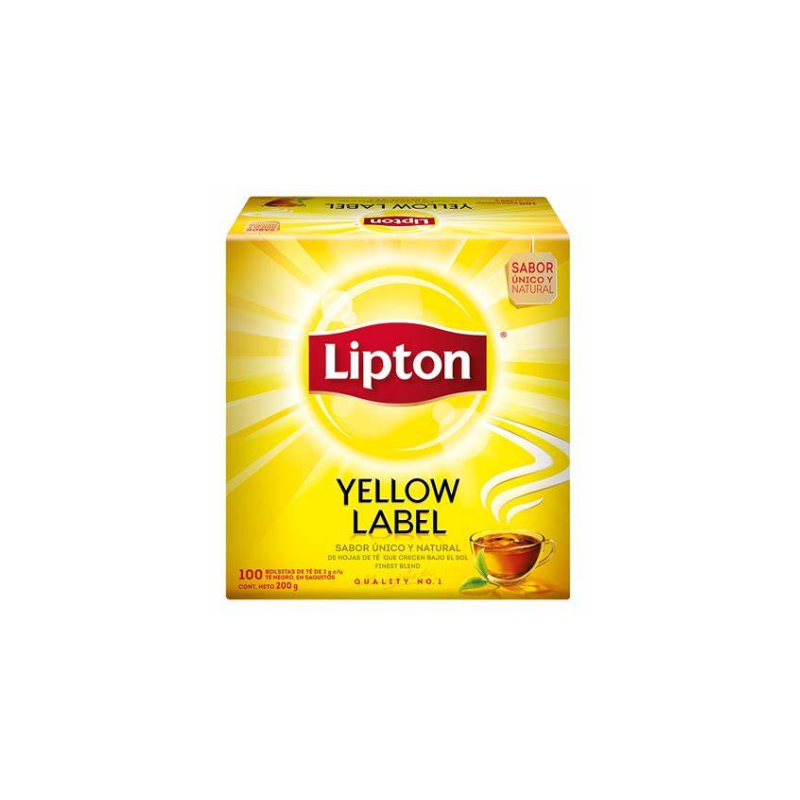 041000731334 TÉ LIPTON YELLOW LABEL TEA 200G X 104 SOBRES