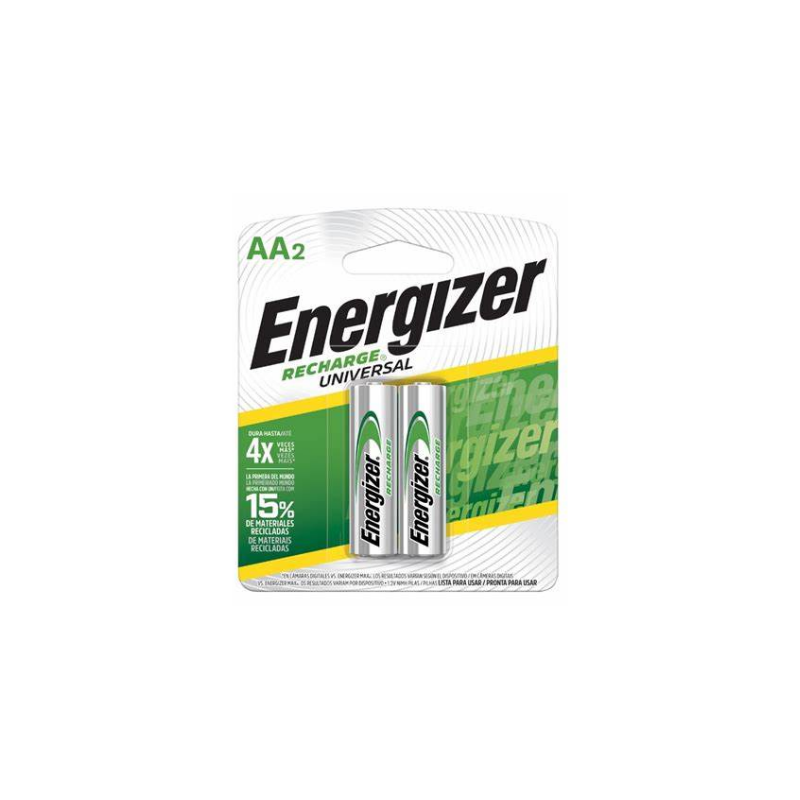 PILA ENERGIZER RECARGABLE  AA BLX2
