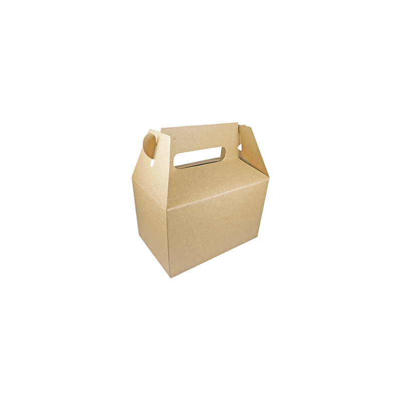 CAJA MALETIN 1 POLLO KRAFT-KRAFT 20X12X12 CM 7656 PAQ X 50