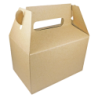 CAJA MALETIN 1 POLLO KRAFT-KRAFT 20X12X12 CM 7656 PAQ X 50