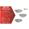 MOLDE ALUMINIO LASAGÑA PERSONAL REF 022 (14.5X12X4) 2601