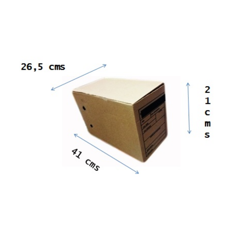 CAJA CARTON REF. X200 26 X 21 X 40 LARGO ANCHO ALTO TAPA TIPO NEVERA