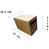 CAJA CARTON REF.  X200 26 X 21 X 40 LARGO ANCHO ALTO TAPA TIPO NEVERA