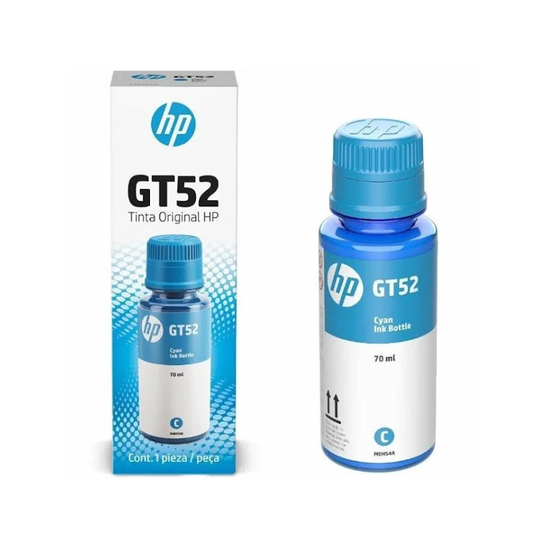 190780132524 M0H54AL BOTELLA DE TINTA CYAN HP GT52
