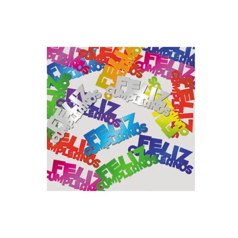 CONFETI DE MESA FELIZ CUMPLEAÑOS 57660 // 30000781