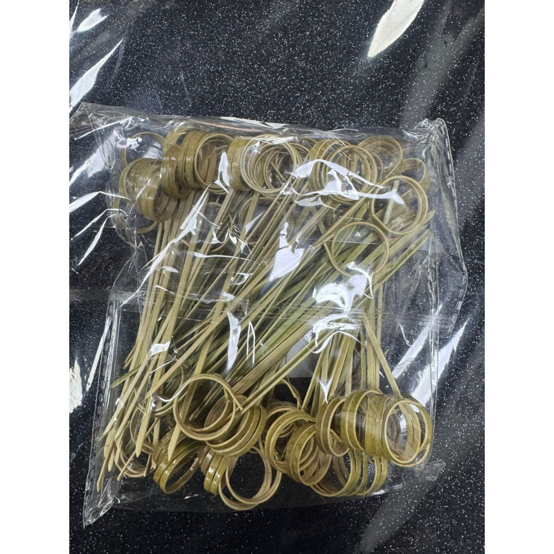 PINCHO DE BAMBÚ ESPIRAL 12 CM X 100