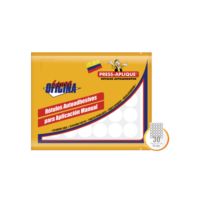 SOBRE OF 1174 BLANCO DIAMETRO 19 540 ROTULOS