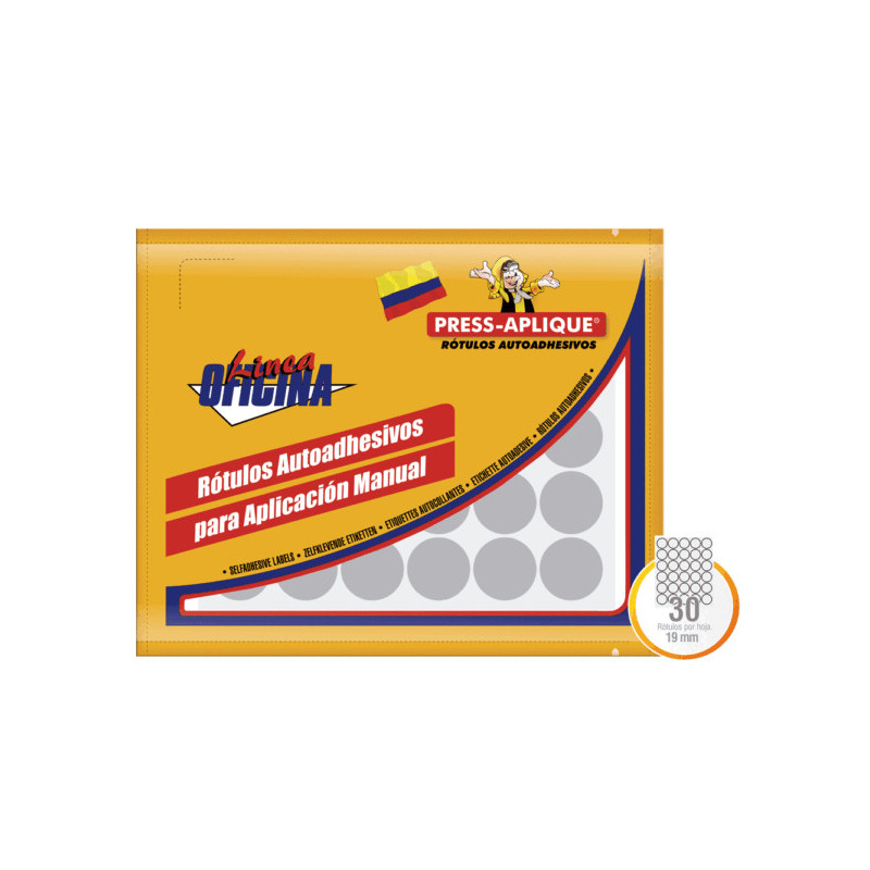 SOBRE OF 1176 PLATA DIAMETRO 19 270 ROTULOS