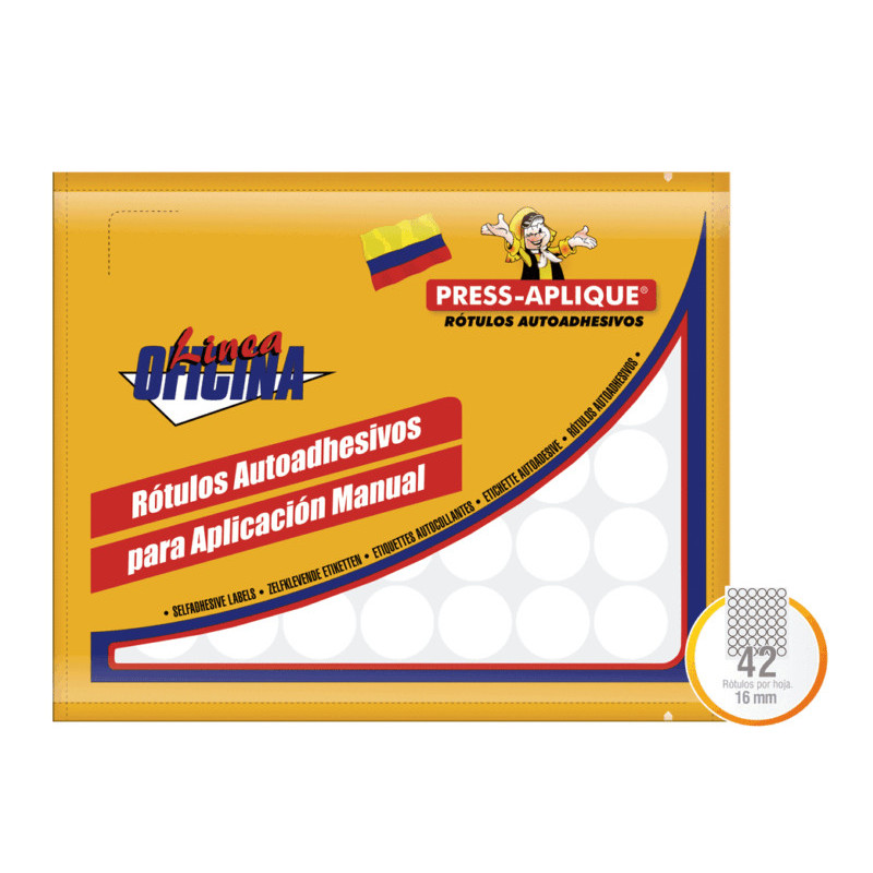 SOBRE OF 1184 BLANCO DIAMETRO 16 714 ROTULOS 1184