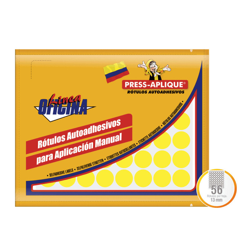 SOBRE OF 1190 AMARILLO DIAMETRO 13 1064 ROTULOS