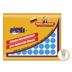 SOBRE OF 1191 AZUL DIAMETRO...