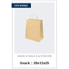BOLSA PAPEL 20.5 X 12 X 25.5 C/MANIJA CORDON  7629