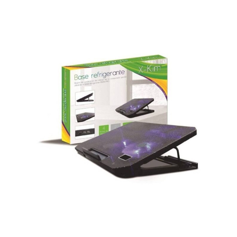 BASE REFRIG.PLASTICA/1VENT.2 PUERTOS USB