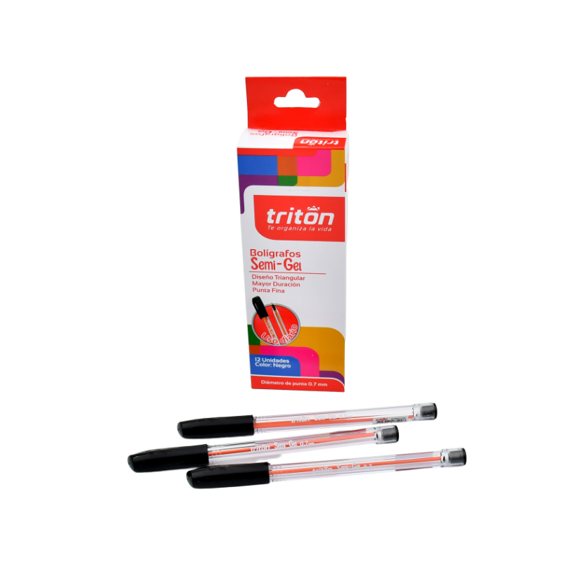 BOL. SEMI-GEL NEGRO 0.7 TRITON 5379BOL006