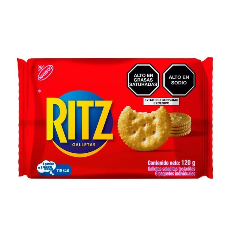 GALLETAS SALADAS RITZ ORIGINAL X6UND X20G C-U