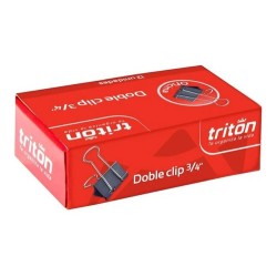 DOBLE CLIP  3/4" TRITON...