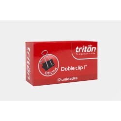 DOBLE CLIP  1" TRITON (CAJA...