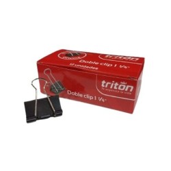 DOBLE CLIP  1 1/4" TRITON...