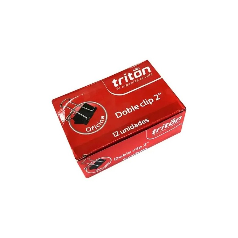 DOBLE CLIP  2" TRITON (CAJA X 12)