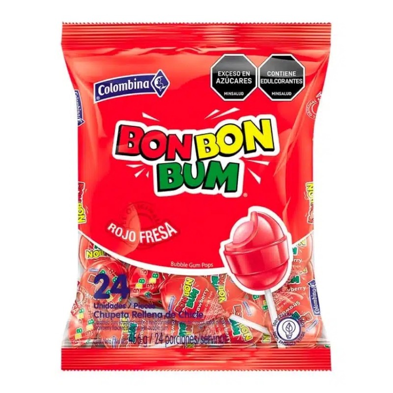 BON BON BUM PAQ X 24 UNIDADES