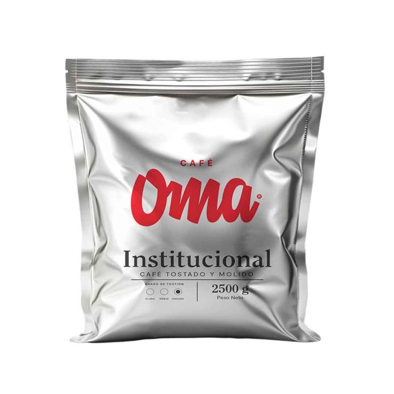 CAFE OMA INSTITUCIONAL MOLIDO 2500 GR - 1100025
