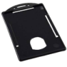 PORTA CARNET VERTICAL LECHOSO NEGRO PAQ X 25