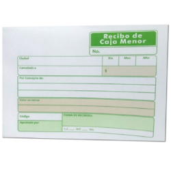 RECIBO CAJA MENOR S/DETALLE...